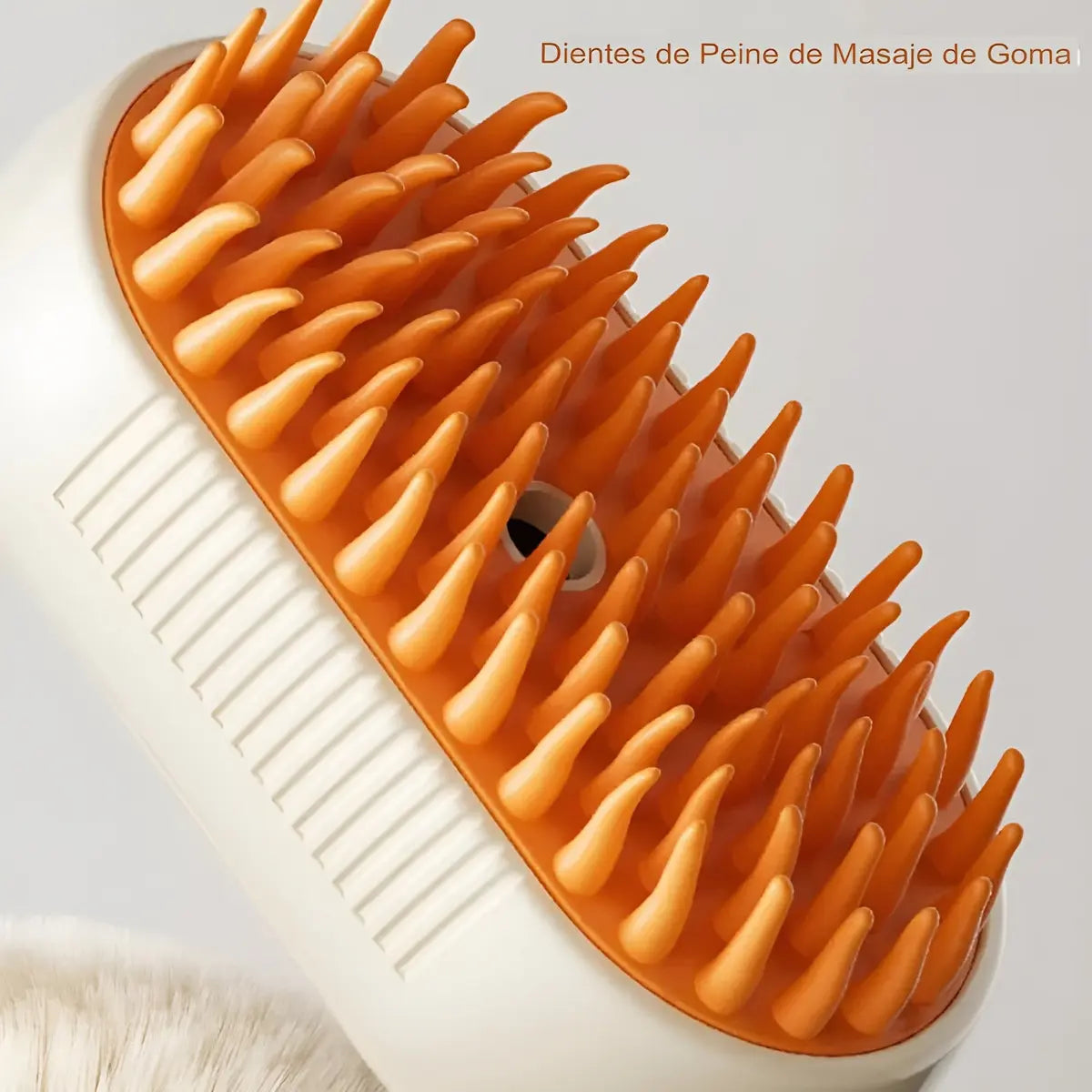 Cepillo Automático a Vapor y Quitapelos con Cerdas de Goma  y Mango