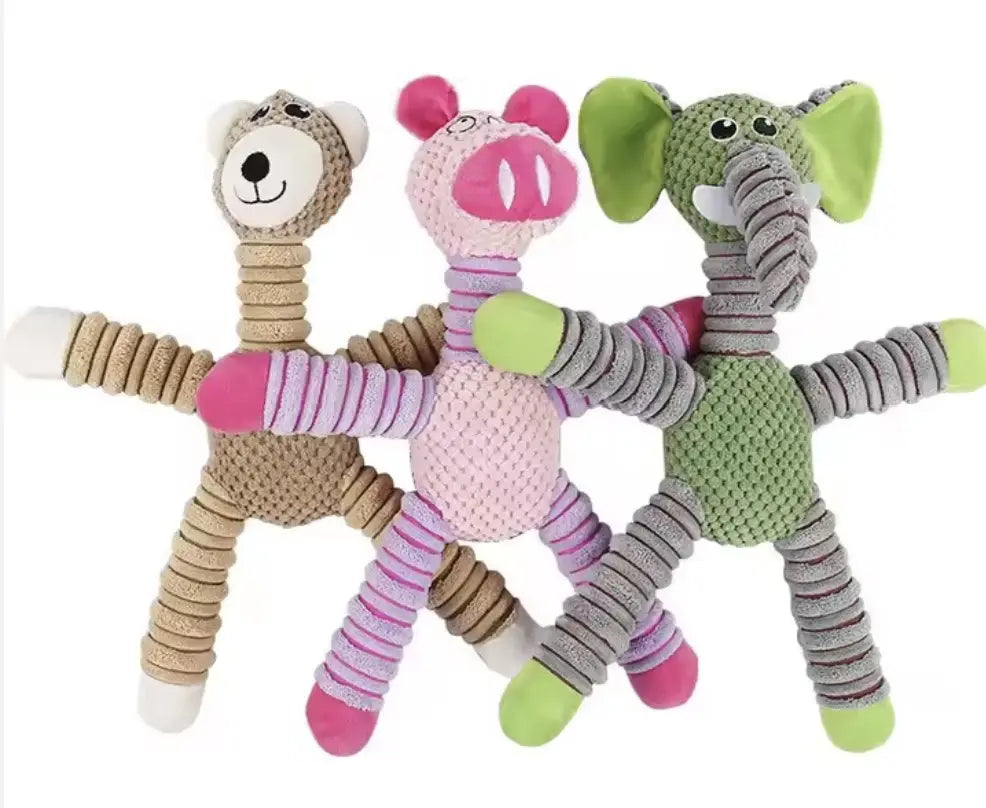 Peluche Juguete de Animales con Sonido y Textura Mordedor