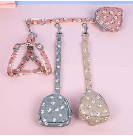 Arnés de Pecho Ajustable en "H" con Correa y Mini Monedero Portabolsas de Estilo Vintage