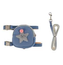 Arnés Pechera Ajustable con Mini Mochila Escolar y Correa Coordinada.