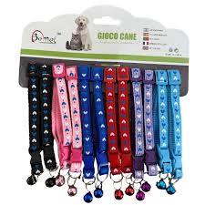 Collar X12 Ajustable con Cascabel y Estampado de Huellitas y Huesos para Perros Pequeños y Gatos