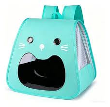 Maleta Morral de Transporte Panorámica con Ventilación para Gatos y Perros Pequeños