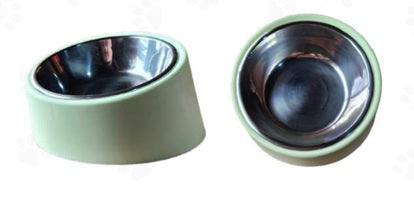 Comedero Ergonómico con Inclinación Avanzada y Plato de Acero Inoxidable