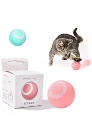 Pelota Interactiva Inteligente USB Antiestrés para Gatos con Movimiento Automático