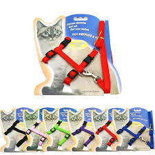Set de Arnés de Paseo Ajustable en "H" con Correa para Gatos y Cachorros