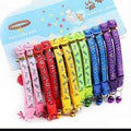 Collar X12 Ajustable con Cascabel y Estampado de Huellitas y Huesos para Perros Pequeños y Gatos