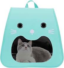 Maleta Morral de Transporte Panorámica con Ventilación para Gatos y Perros Pequeños